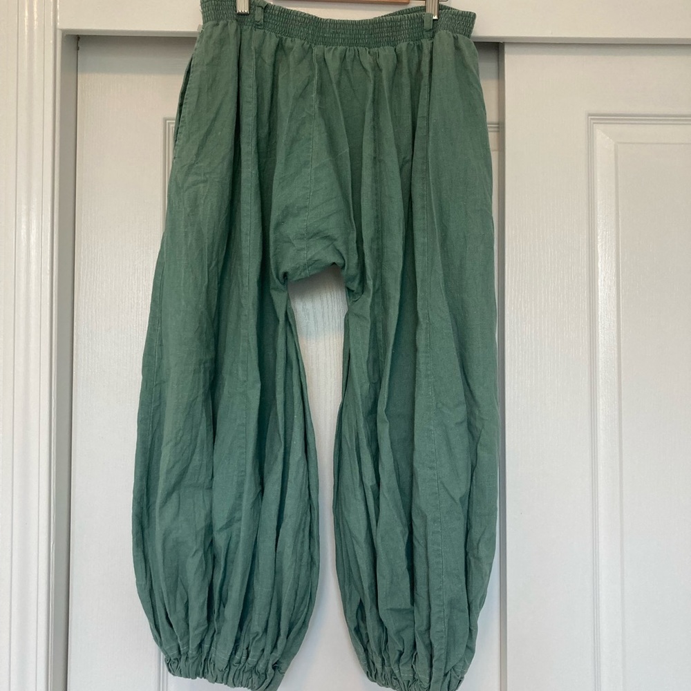 Green pants